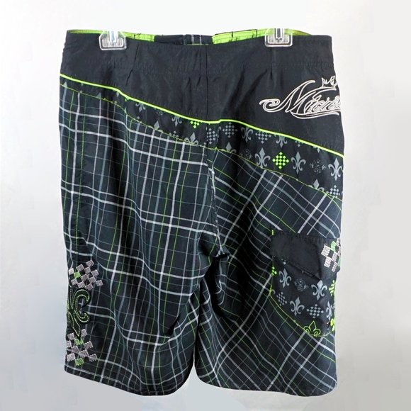 Micros men's 32 boardshorts with fleur de lis VGUC - Picture 3 of 3